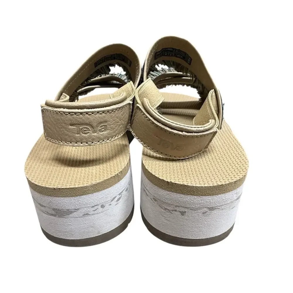 Teva Flatform Ceres Platform Sandals in Double Double Diamond size 9 Boho Aztec - Picture 8 of 15